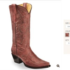 Red cowboy boots